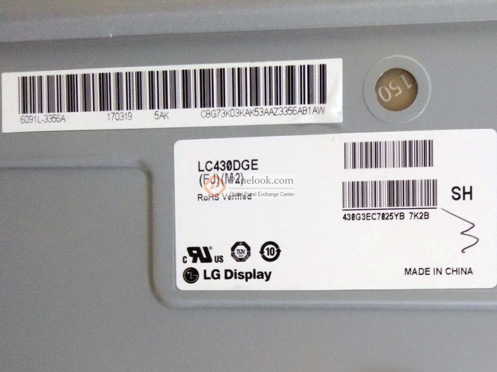 Lot De 3 Barres LED Pour TV LG 43 Pouces – Réf: LC430DGE(FJ)(M2), LC43490086A, 3PCM00785A