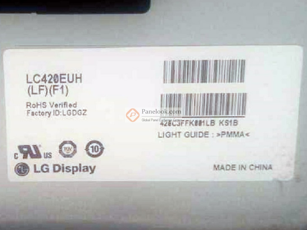 LG Display LC420EUH-LFF1 Overview - Panelook.com